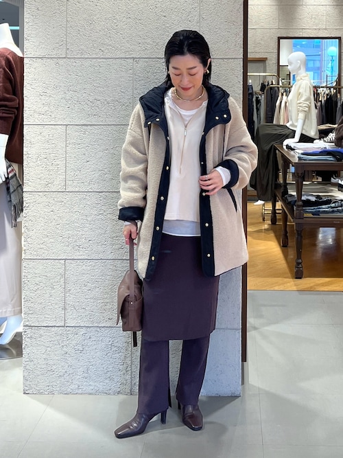 感動の軽さ/リバイバル】フードボアコート（その他アウター）｜RIVE