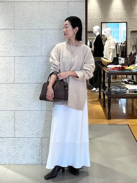 「RIVE DROITE（リヴドロワ）のアイテム（ブーツ）」を使った、emi95152さん（骨格ウェーブ・レディース・159cm）の秋コーディネート