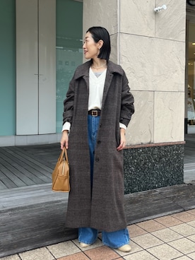 「RIVE DROITE（リヴドロワ）のアイテム（ブーツ）」を使った、emi95152さん（骨格ウェーブ・レディース・159cm）の秋コーディネート