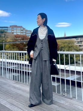 「RIVE DROITE（リヴドロワ）のアイテム（ブーツ）」を使った、emi95152さん（骨格ウェーブ・レディース・159cm）の秋コーディネート