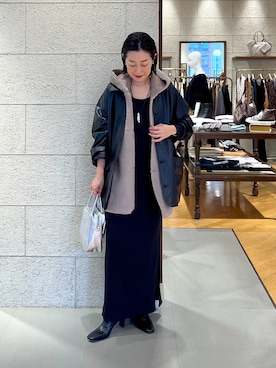 「RIVE DROITE（リヴドロワ）のアイテム（ブーツ）」を使った、emi95152さん（骨格ウェーブ・レディース・159cm）の秋コーディネート