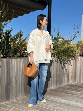 「RIVE DROITE（リヴドロワ）のアイテム（ブーツ）」を使った、emi95152さん（骨格ウェーブ・レディース・159cm）の秋コーディネート