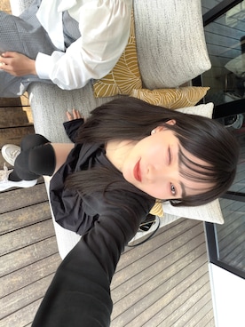 「mystic（ミスティック）のアイテム」を使った、MIKKIさん（レディース・156cm）の春コーディネート