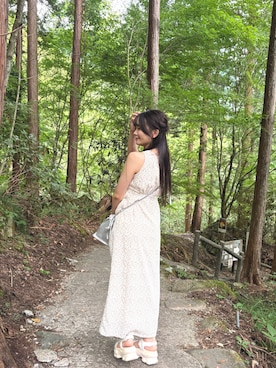 「アイテム（ワンピース/ドレス）」を使った、MIKKIさん（レディース・156cm）の秋コーディネート
