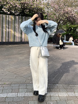 「classicalelf（クラシカルエルフ）のアイテム」を使った、MIKKIさん（レディース・156cm）の冬コーディネート