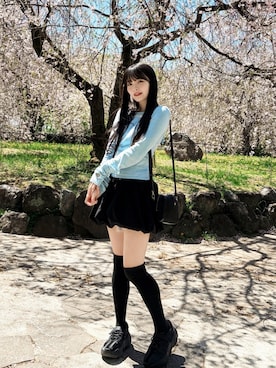 「Fano Studios（ファノ ストゥディオズ）のアイテム」を使った、MIKKIさん（レディース・156cm）の春コーディネート