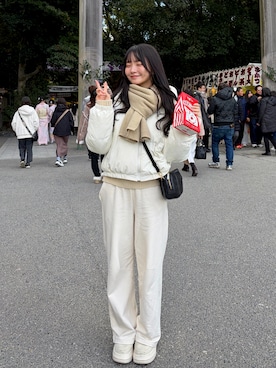 MIKKIさん(レディース・156cm)の冬コーディネート