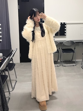 「アイテム（アクセサリー）」を使った、MIKKIさん（レディース・156cm）の秋コーディネート