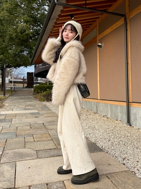 MIKKIさん(レディース・156cm)の冬コーディネート