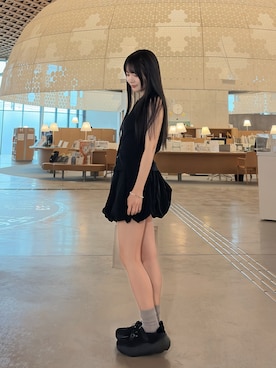 「ROCKFISH WEATHERWEAR（ロックフィッシュウェザーウェア）のアイテム」を使った、MIKKIさん（レディース・156cm）の夏コーディネート