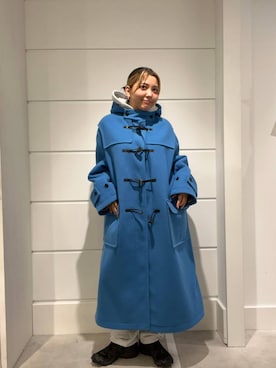 「アイテム（ダッフルコート）」を使った、krkoooooさん（レディース・161cm）の秋コーディネート