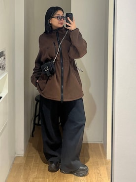 「eL（エル）のアイテム」を使った、krkoooooさん（レディース・161cm）の秋コーディネート