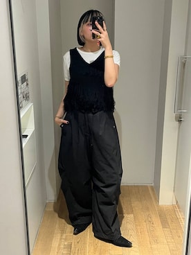ミリタリータックボリュームパンツ/657336を使った人気ファッション