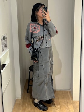 「eL（エル）のアイテム」を使った、krkoooooさん（レディース・161cm）の秋コーディネート