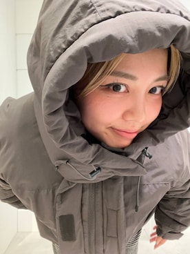 「LOWRYS FARM（ローリーズファーム）のアイテム（ダウンジャケット/コート）」を使った、krkoooooさん（レディース・161cm）の秋コーディネート