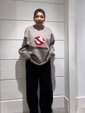 「アイテム（ニット/セーター、シルバー系）」を使った、krkoooooさん（レディース・161cm）の冬コーディネート