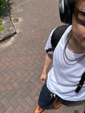 「BOSEのアイテム（ヘッドフォン/イヤホン）」を使った、seinosuke0816さん（メンズ・167cm・10代）の夏コーディネート