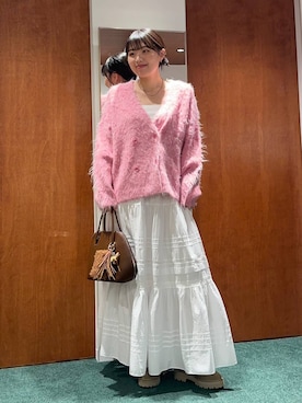「アイテム（キーホルダー）」を使った、bynamuさん（レディース・168cm）の秋コーディネート