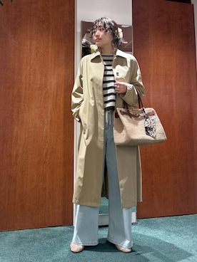 「COTTO（コトゥー）のアイテム」を使った、bynamuさん（レディース・168cm）の春コーディネート