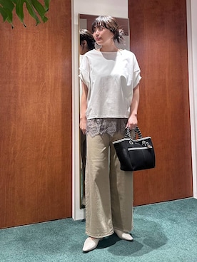 「BARNYARDSTORM（バンヤードストーム）のアイテム（トップス）」を使った、bynamuさん（レディース・168cm）の春コーディネート