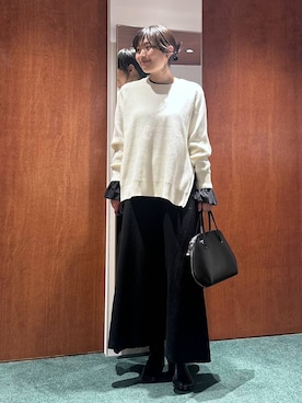 bynamuさん（レディース・168cm）の冬コーディネート