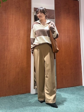 「BARNYARDSTORM（バンヤードストーム）のアイテム」を使った、bynamuさん（レディース・168cm）の冬コーディネート