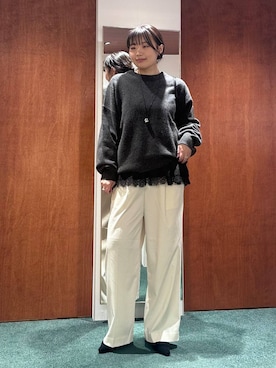 「アイテム（パンプス）」を使った、bynamuさん（レディース・168cm・20代）の秋コーディネート