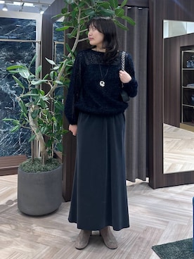 「MILOS（ミロス）のアイテム」を使った、bynamuさん（レディース・168cm）の秋コーディネート