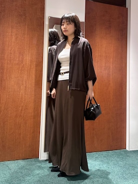 「アイテム（ブルゾン）」を使った、bynamuさん（レディース・168cm・20代）の夏コーディネート