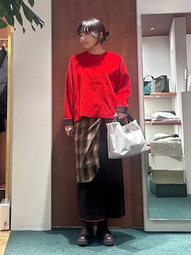 bynamuさん（レディース・168cm）の冬コーディネート