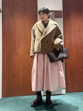 「アイテム（チョーカー）」を使った、bynamuさん（レディース・168cm・20代）の秋コーディネート