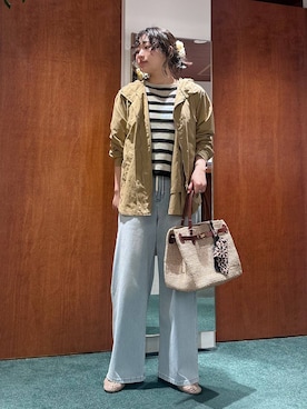 「COTTO（コトゥー）のアイテム」を使った、bynamuさん（レディース・168cm）の春コーディネート