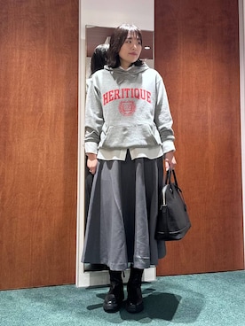 「BARNYARDSTORM（バンヤードストーム）のBARNYARDSTORM / ハイブリッドストレッチブーツ（ブーツ）」を使った、bynamuさん（レディース・168cm）の秋コーディネート