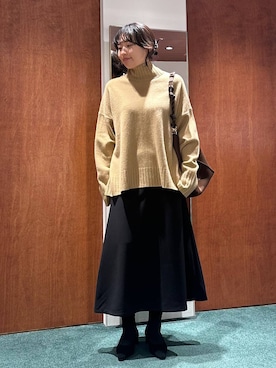 「BARNYARDSTORM（バンヤードストーム）のアイテム」を使った、bynamuさん（レディース・168cm）の冬コーディネート