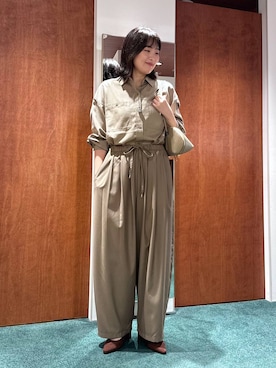 「アイテム（その他小物）」を使った、bynamuさん（レディース・168cm）の秋コーディネート