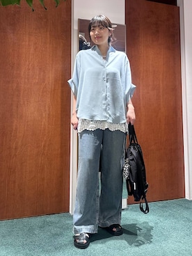 「CONTROL FREAK / CTFK（コントロールフリーク）のアイテム」を使った、bynamuさん（レディース・168cm）の春コーディネート