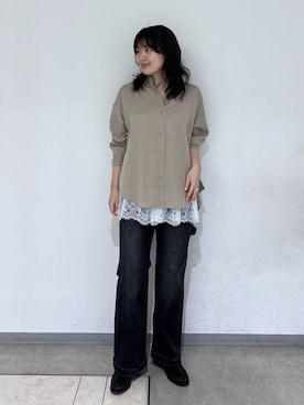 「BARNYARDSTORM（バンヤードストーム）のアイテム」を使った、bynamuさん（レディース・168cm）の夏コーディネート