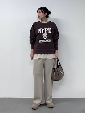 「MILOS（ミロス）のアイテム」を使った、bynamuさん（レディース・168cm）の秋コーディネート