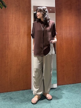 「BARNYARDSTORM（バンヤードストーム）のアイテム（アクセサリー）」を使った、bynamuさん（レディース・168cm）の夏コーディネート