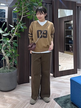 「REMME（レメ）のアイテム」を使った、bynamuさん（レディース・168cm）の秋コーディネート