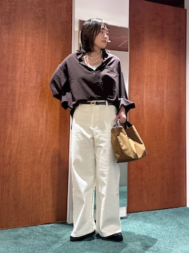 「アイテム（トートバッグ）」を使った、bynamuさん（レディース・168cm・20代）の夏コーディネート