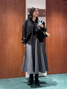 「アイテム（キーホルダー）」を使った、bynamuさん（レディース・168cm・20代）の秋コーディネート