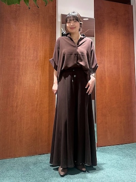 「Mazell（マゼル）のアイテム」を使った、bynamuさん（レディース・168cm）の春コーディネート