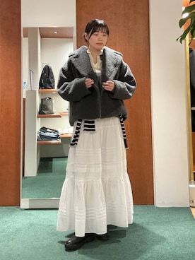 「BARNYARDSTORM（バンヤードストーム）のBARNYARDSTORM / ハイブリッドストレッチブーツ（ブーツ）」を使った、bynamuさん（レディース・168cm）の秋コーディネート