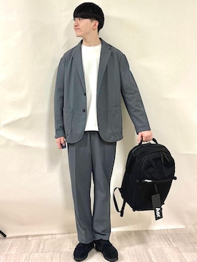 「SHIPS（シップス）のアイテム」を使った、金澤さん（メンズ・178cm）の春コーディネート