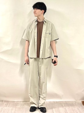 金澤さん(メンズ・178cm)の夏コーディネート
