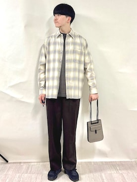 金澤さん（メンズ・178cm）の春コーディネート