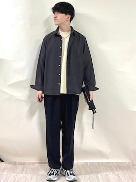 金澤さん(メンズ・178cm)の夏コーディネート