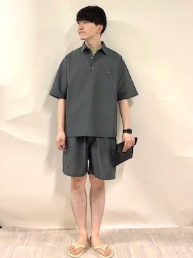 金澤さん(メンズ・178cm)の夏コーディネート