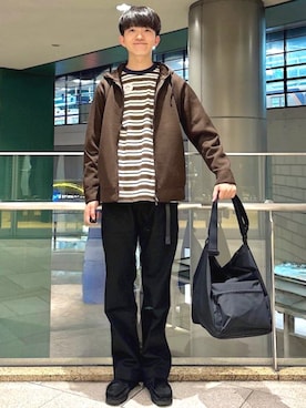 「グラミチ」｜金澤さん（メンズ・178cm）の秋コーディネート